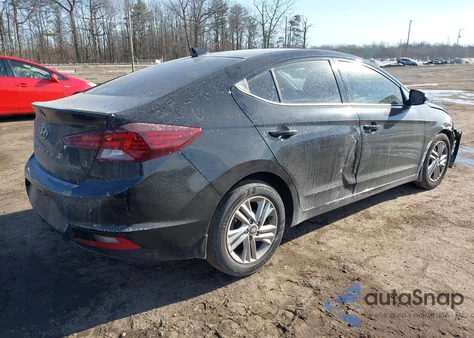 2019 Hyundai Elantra Sel z USA, uszkodzony, nr VIN 5NPD84LF0KH491712